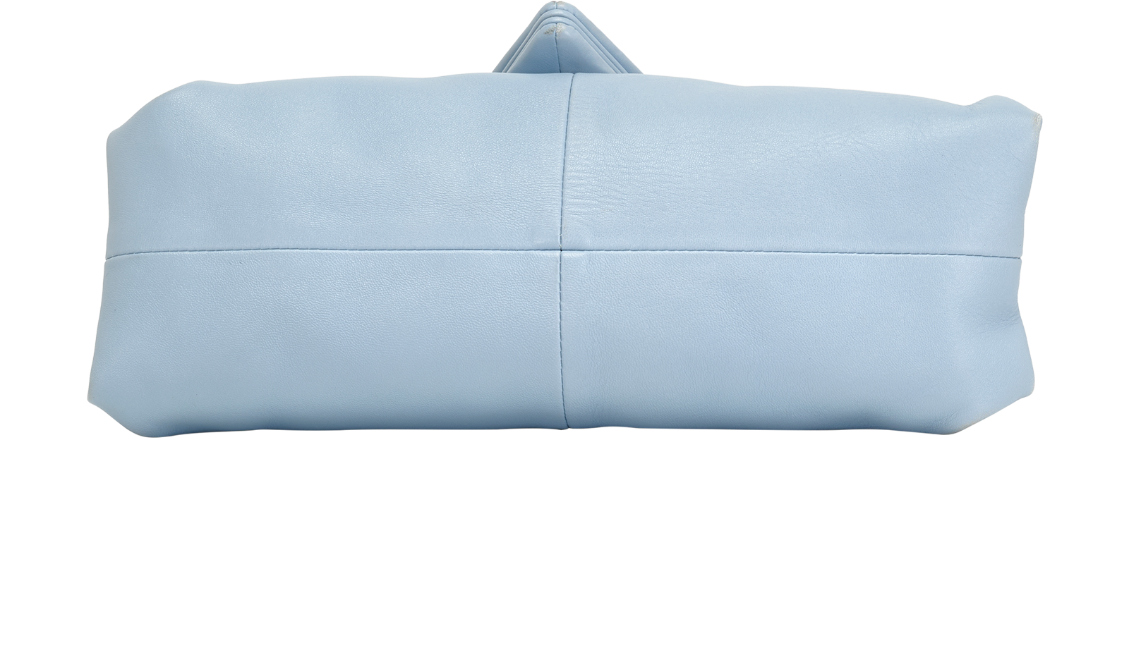 The Trine Clutch, &pound;395, Handbags, Blue, Leather, Top view